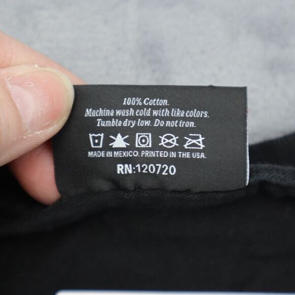 The Hundreds Shirt Womens S Black Cropped Short Sleeve Crew Neck Cotton T Shirt - Picture 7 of 15